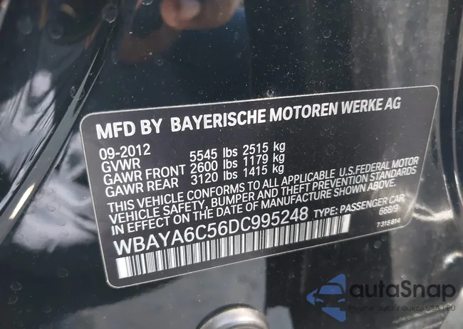 WBAYA6C56DC995248: 42551701