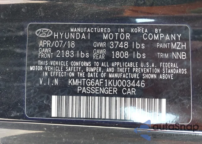 KMHTG6AF1KU003446: 42551823