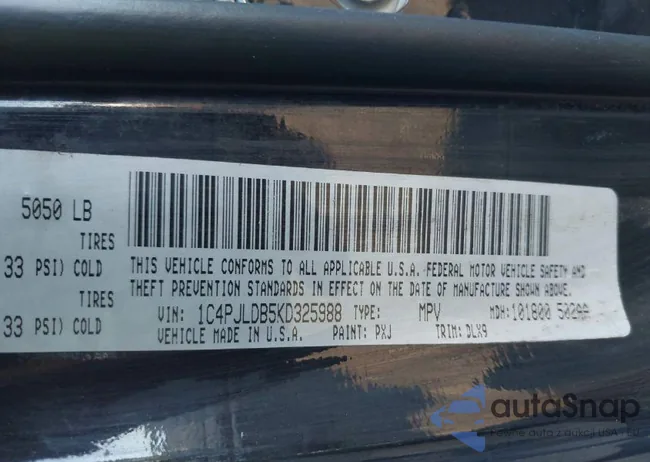 1C4PJLDB5KD325988: 42551844