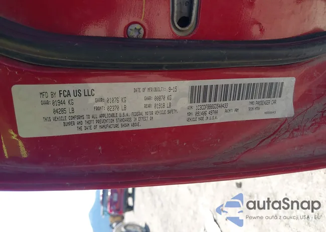 1C3CDFBB8GD540433: 42551872