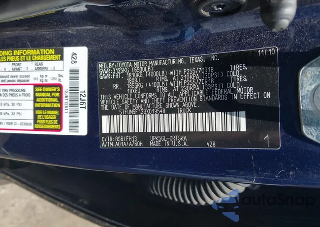 5TFUM5F12BX019548: 42552025