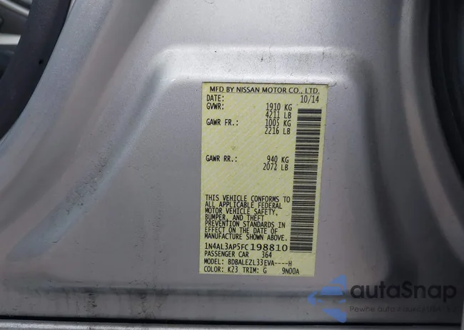 1N4AL3AP5FC198810: 42552149