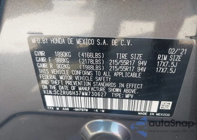 3CZRU6H37MM730627: 42551197