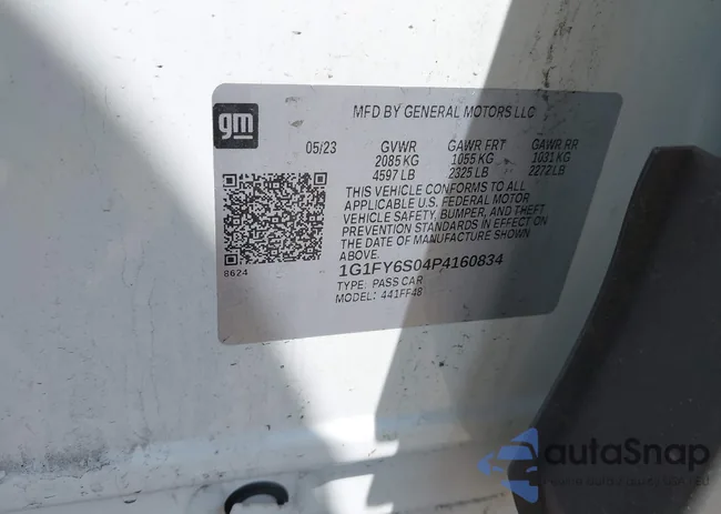 1G1FY6S04P4160834: 42551206