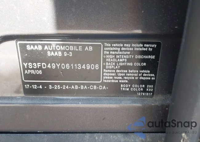 YS3FD49Y061134906: 42551364