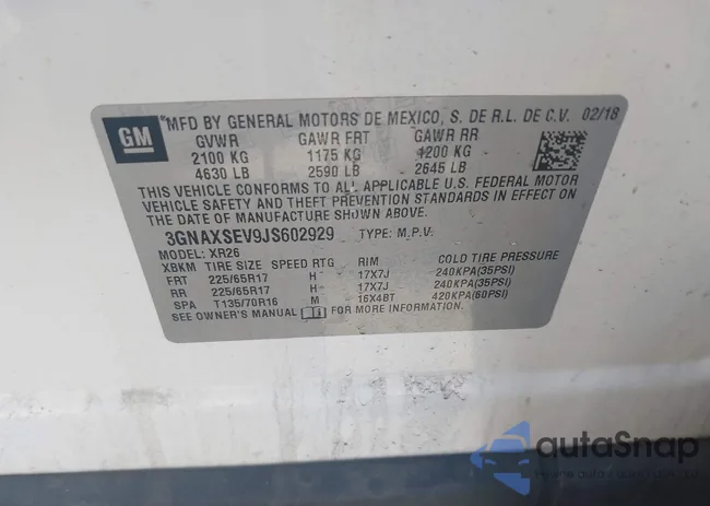 3GNAXSEV9JS602929: 42552707