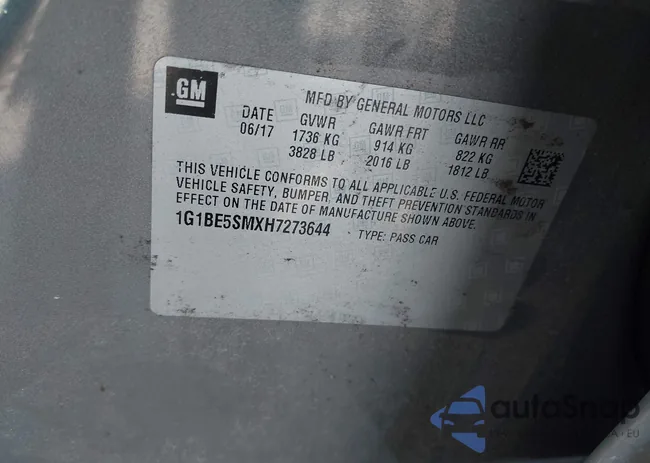 1G1BE5SMXH7273644: 42552285