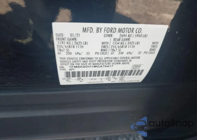 1FMSK8DH1MGA76417: 42552360