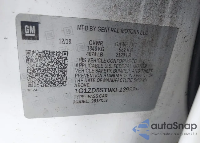 1G1ZD5ST9KF139326: 42553854