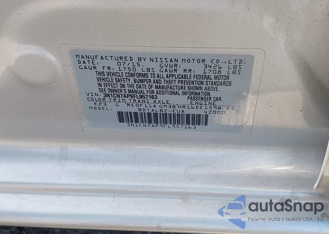 3N1CN7AP9FL957163: 42553368