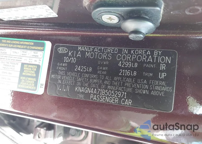 KNAGN4A71B5052971: 42553543