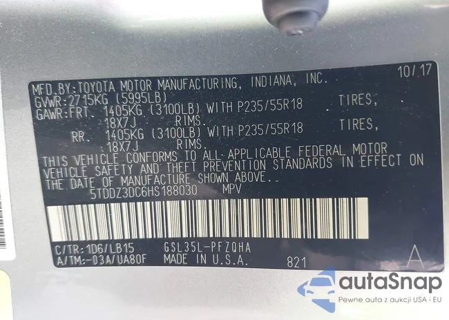 5TDDZ3DC6HS188030: 42554766