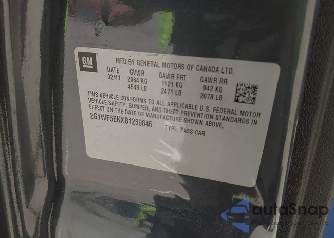 2G1WF5EKXB1239846: 42554813