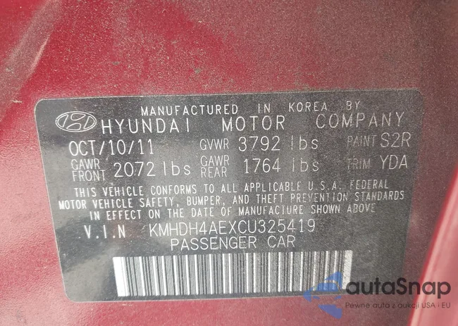 KMHDH4AEXCU325419: 42555749