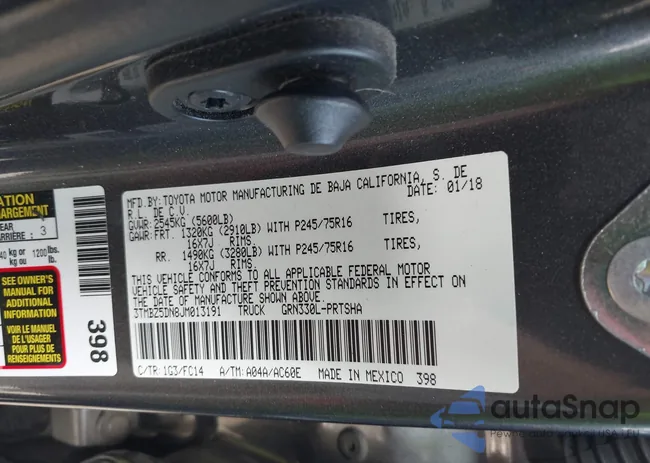 3TMBZ5DN8JM013191: 42555761