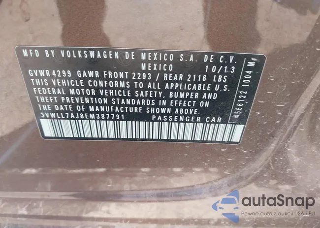 3VWLL7AJ8EM387791: 42555967
