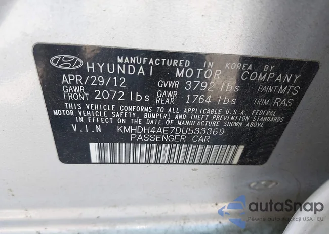 KMHDH4AE7DU533369: 42555195