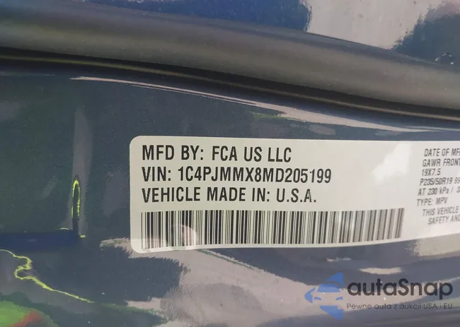 1C4PJMMX8MD205199: 42556584