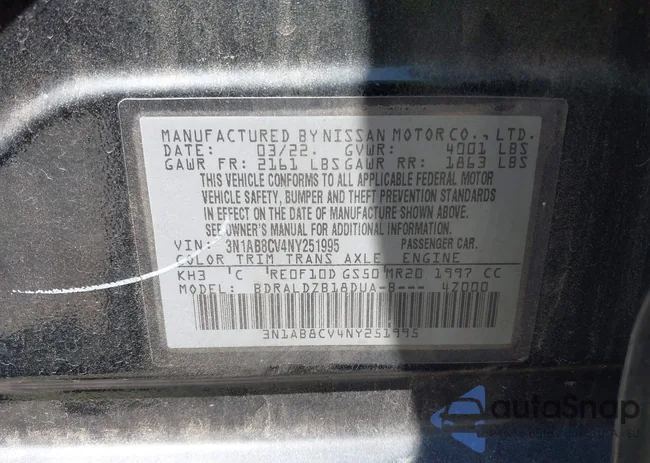 3N1AB8CV4NY251995: 42556713