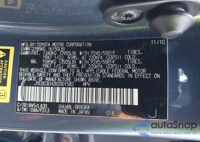 JTEDC3EH2B2001582: 42556982