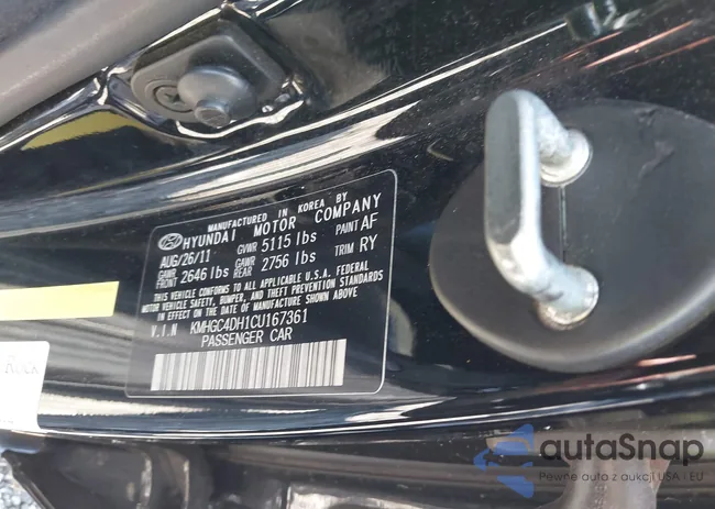 KMHGC4DH1CU167361: 42557043