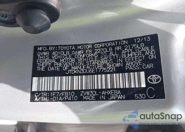 JTDKN3DU6E1775221: 42556416