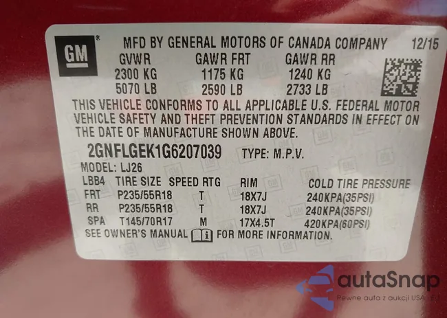 2GNFLGEK1G6207039: 42557528