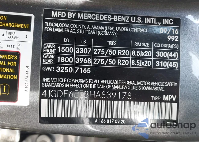 4JGDF6EE3HA839178: 42557534