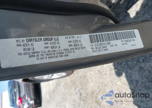 2C3CDXBG7CH119995: 42557567