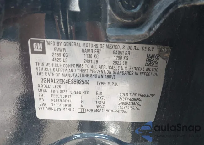 3GNAL2EK4ES592544: 42557632