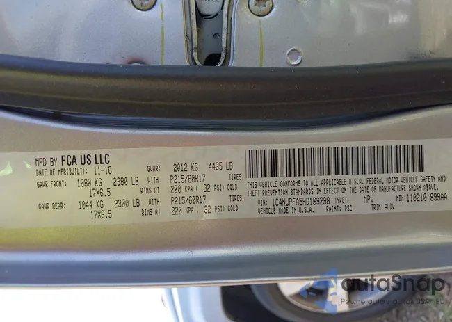 1C4NJPFA5HD169298: 42557831