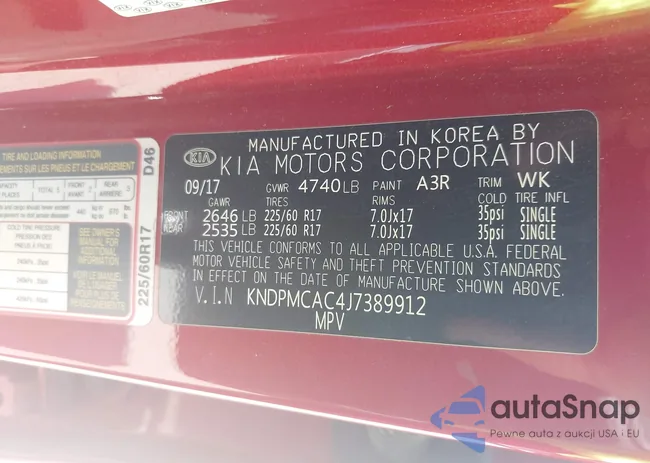 KNDPMCAC4J7389912: 42558023