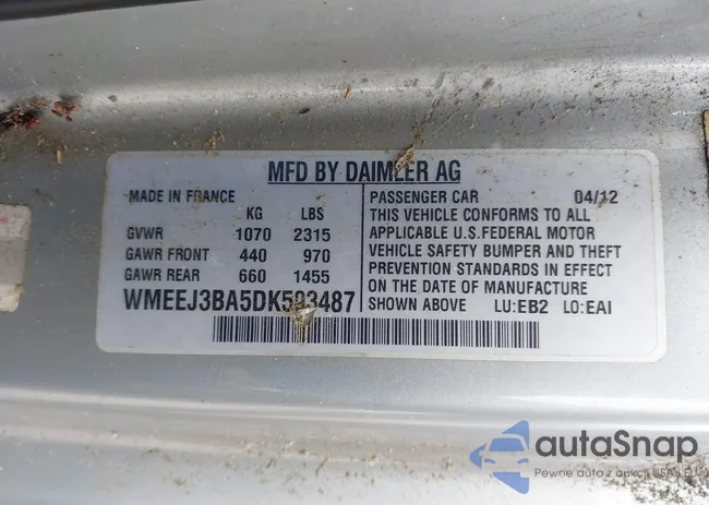 WMEEJ3BA5DK593487: 42558067