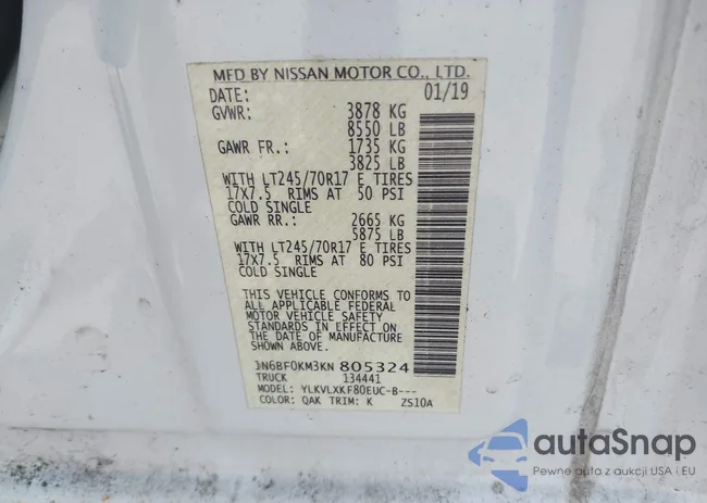 1N6BF0KM3KN805324: 42557126