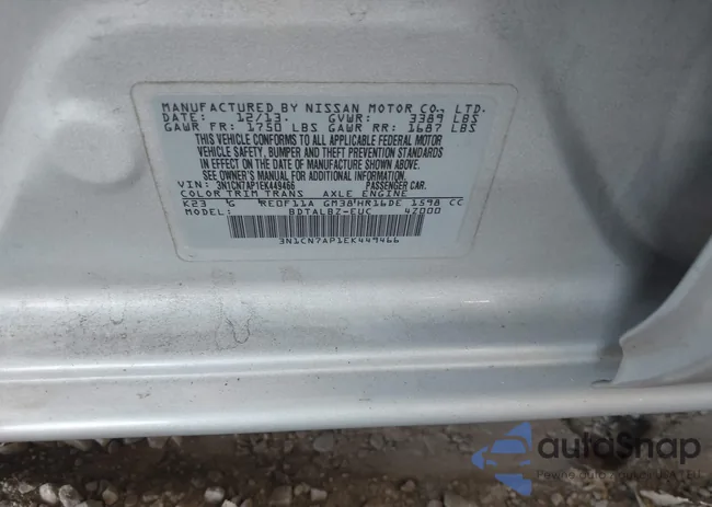 3N1CN7AP1EK449466: 42557453