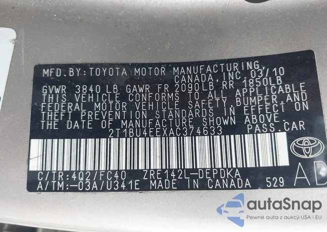 2T1BU4EEXAC374633: 42558718