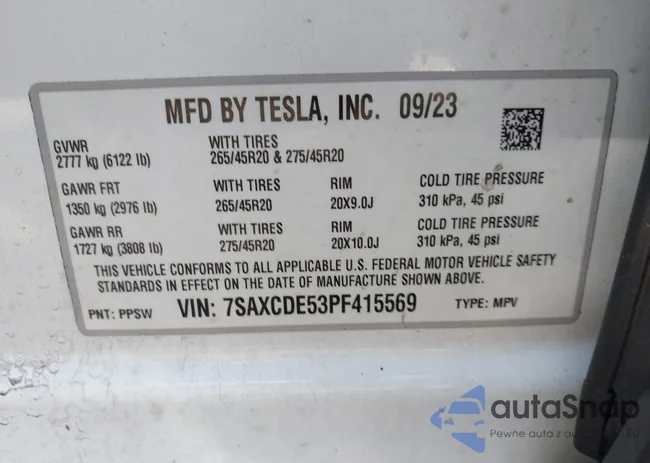 7SAXCDE53PF415569: 42558960