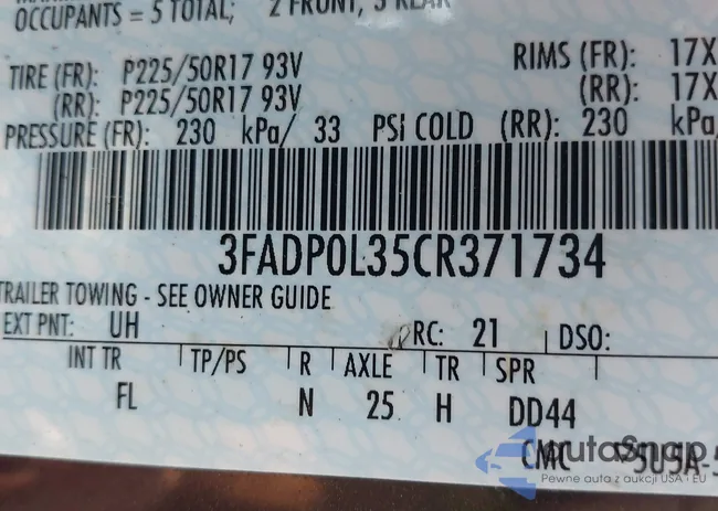 3FADP0L35CR371734: 42559033