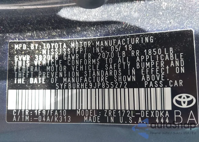 5YFBURHE9JP855272: 42558197