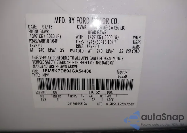 1FM5K7D89JGA54488: 42558280