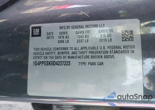 1G4PP5SK8D4237223: 42559540