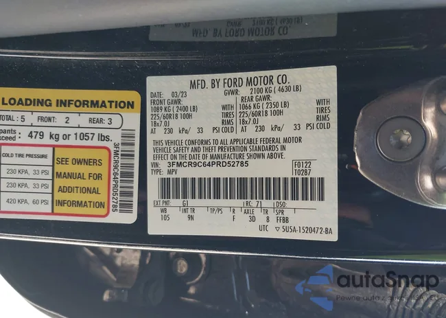 3FMCR9C64PRD52785: 42559974