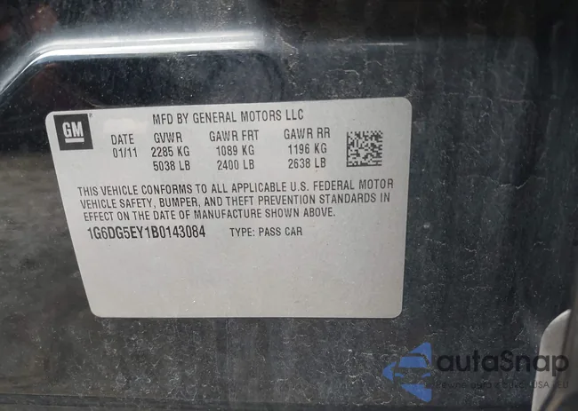 1G6DG5EY1B0143084: 42560067