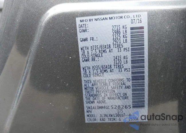 5N1AL0MM4GC528265: 42559340