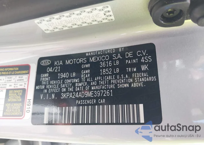 3KPA24AD9ME397261: 42559341