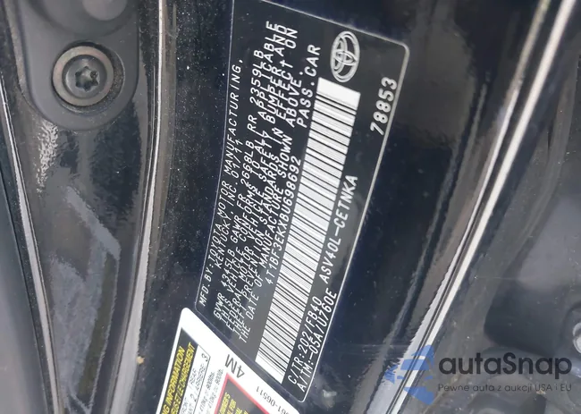 4T1BF3EKXBU698692: 42560890