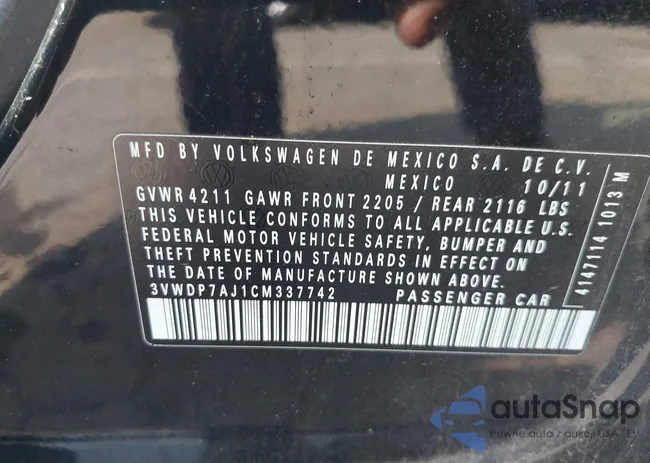 3VWDP7AJ1CM337742: 42561002