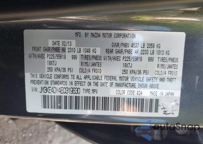 JM3KE4DY4E0319630: 42560243