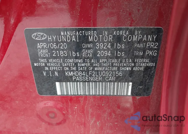 KMHD84LF2LU092156: 42560396