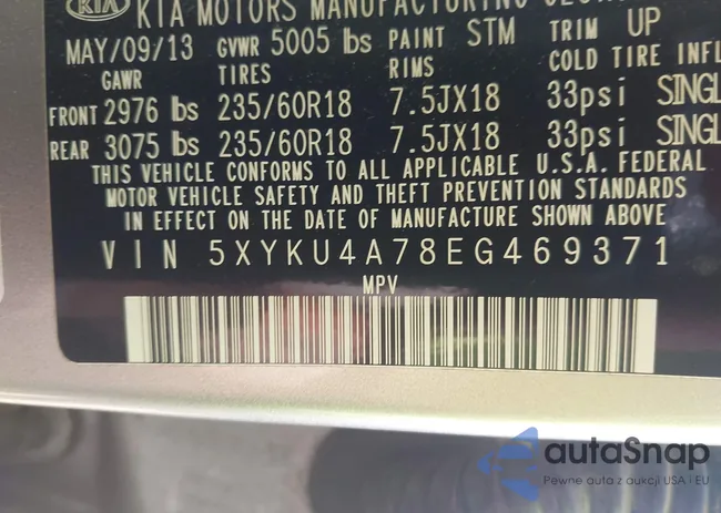 5XYKU4A78EG469371: 42560417